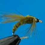 Emerger Olive Buzzers Sprm Trout Fishing Fly #12 (N767)