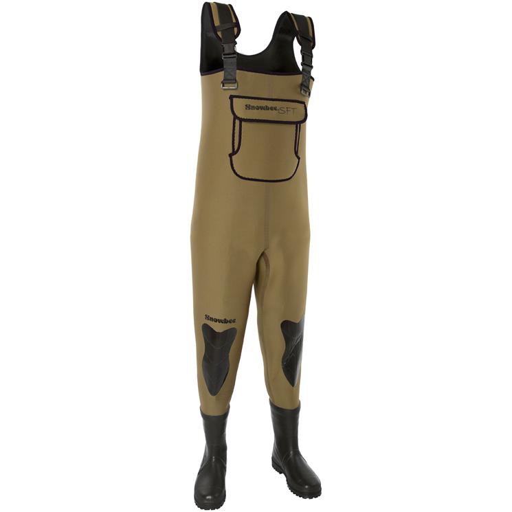 Snowbee Granite Neoprene Combi Felt Sole Chest Waders Junior 12086jnr