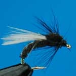 Emerger Black Buzzers Sprm Trout Fishing Fly #12 (N761)