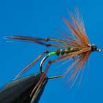 Hoppers Olive Special Dry Trout Fishing Fly