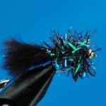 Fritz Black G.H.Nymph S/S Trout Fishing Fly #12 (N414)
