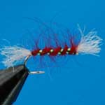 Shipman's Buzzer Red Nymph Trout Fishing Fly #12 (N225)