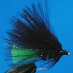Viva Black Mini Lure Trout Fishing Fly #12 (L49)