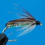 Corixa Pearly Nymph Trout Fishing Fly #12 (N42)