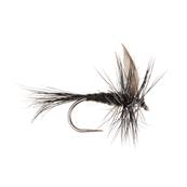 Turrall Black Gnat Black Dry Winged Barbless Trout Fly
