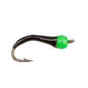 Turrall Black UV Green Hot Head Buzzer Nordic Trout Fly