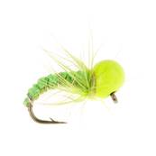 Turrall Tungsten Off Bead Woven Jig Chartreuse Nordic Trout Fly