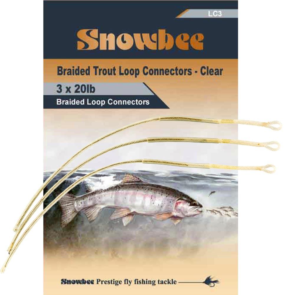 Snowbee Loop Connectors-LC3 - Clear, Fly Fishing Loop Connectors