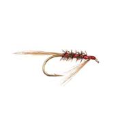 Turrall Diawl Bach-Holo Red Slim Line Nymph Trout Fly
