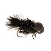 Turrall Foam Eyed Booby Black Blob / Bung Trout Fly
