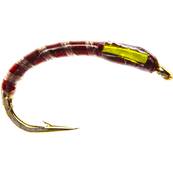 Turrall Claret Flexi Rib Epoxy Buzzer Trout Fly
