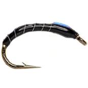 Turrall Epoxy Flashback Black Buzzer Trout Fly