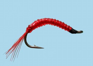 Turrall Bloodworm Glass Nymph - Ny45-Size 10