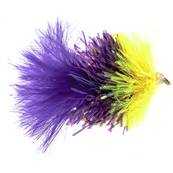 Turrall Two Tone Purple & Yellow Blob / Bung Trout Fly