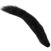 Fox Squirrel Tail Dyed Black