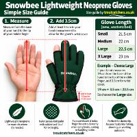 Snowbee Lightweight Neoprene Gloves - 13141