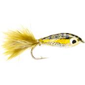 Turrall Epoxy Minnow Silver & Olive Tail Little Gem Saltwater Fly