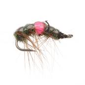 Turrall Grayling Bug Hares Ear Olive Barbless Tungsten Nymph Fly