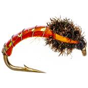 Turrall Blakestone Buzzer Orange Standard Nymph Trout Fly