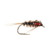 Turrall Red Holo Cheek UV Rib Diawl Bach Slim Line Nymph Trout Fly