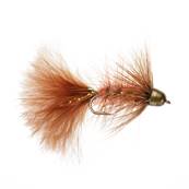 Turrall Brown Krystal Cone Head Bugger Trout Fly
