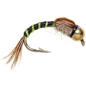 Turrall Czech Mayfly Green Beadhead Trout Fly