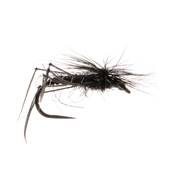 Turrall Flash Belly Hopper Black Stillwater Barbless Trout Fly