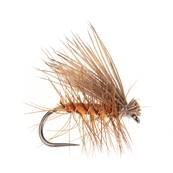 Turrall Orange Elk Hair Caddis / Sedge Barbless Trout Fly