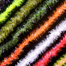 MagiDeal Fly Tying Body Materials Rayon Chenille Yarn 2mm Small 8 Colors 2m 