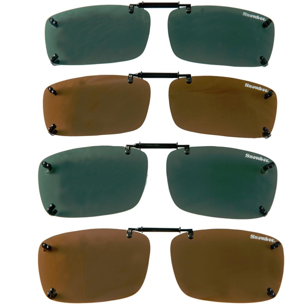 Snowbee Clip-on Spring Adjuster Sunglasses, Fishing Sunglasses - Polarised