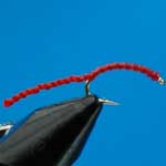 Bloodworm Flexi Flos Buzzer Trout Fishing Fly #12 (N705)