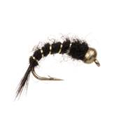 Turrall Black Grub Beadhead Trout Fly