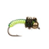 Turrall Lime / Lemon Bead Head Juicy Grub Trout Fly