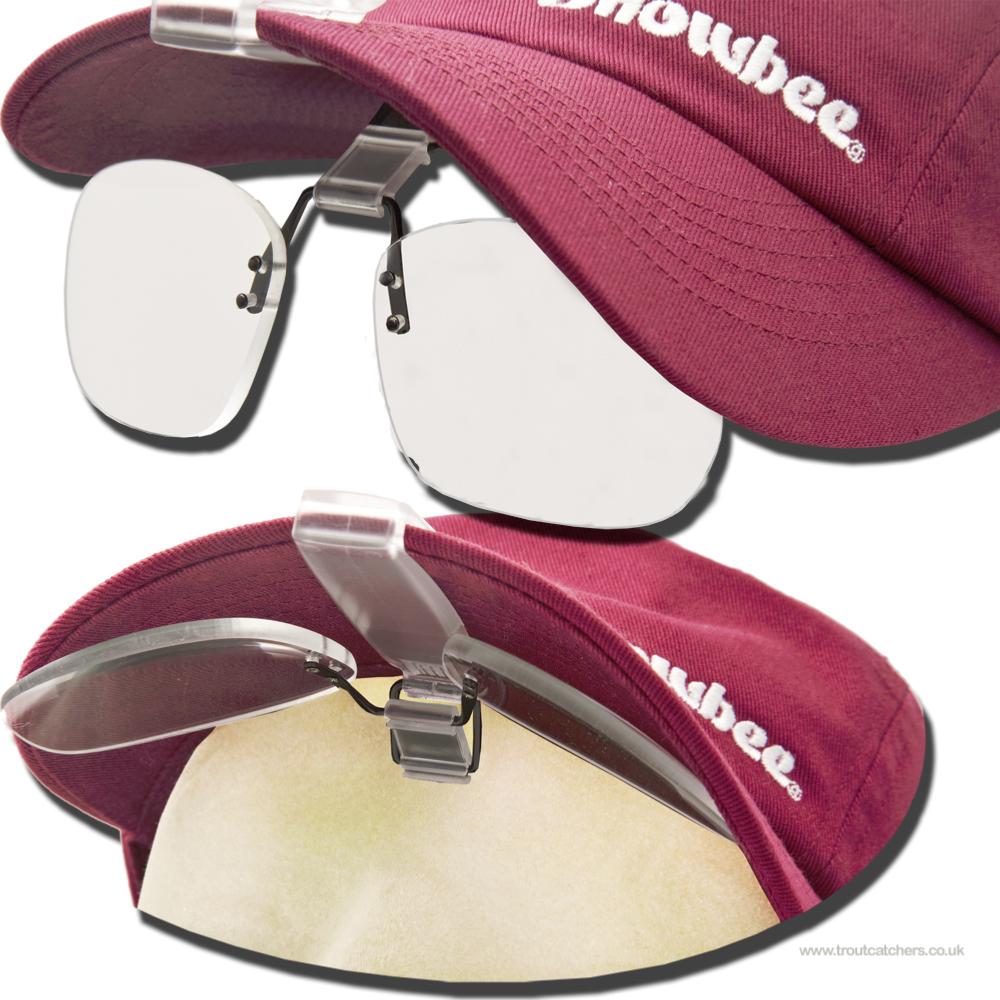 Snowbee Cap-Peak Clip-On Magnifier, Fishing Sunglasses Accessories