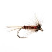 Turrall Black Red Holo Slim Line Nymph Trout Fly