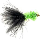 Turrall Flu Green & Black Fritz Gold Head Trout Fly