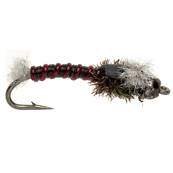 Turrall Micro Choronomid Larva Maroon Beadhead Trout Fly