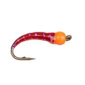 Turrall Red UV Orange Hot Head Buzzer Nordic Trout Fly