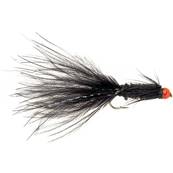 Turrall Orange Tadpole Black Hot Head Trout Fly