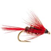 Turrall Scarlet Diawl Bach Wet Hackled Trout Fly