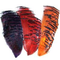 Golden Pheasant Tippet Piece (½ Collar) Dyed