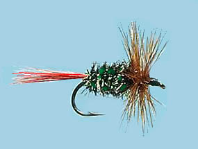 Turrall Dry Hackled Brown Hackle Peacock - Dh09