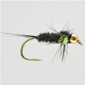 Turrall Beadhead Mini Flu Green Montana Trout Fly