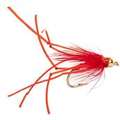 Turrall Flexi Floss Bead Head Red Daddy Long Legs Trout Fly