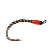 Turrall Maggot Flu Red Neon Quill Buzzer Trout Fly