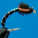 Blaekstone Black Buzzers Sprm Trout Fishing Fly #12 (N743)