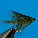 Olive Wet Irish Bumble Trout Fishing Fly #10 (W316)