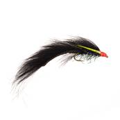 Turrall Black UV Mini Straggle Zonker Trout Fly