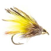 Turrall Conehead Marabou Yellow Muddler Trout Fly