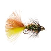 Turrall Brown Yellow Krystal Cone Head Bugger Trout Fly